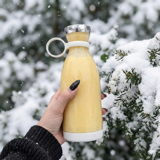 Portable Blender for Fresh Juice, Smoothies & Shakes - 350ml Wireless Mini Juicer for Gym, Travel & Camping